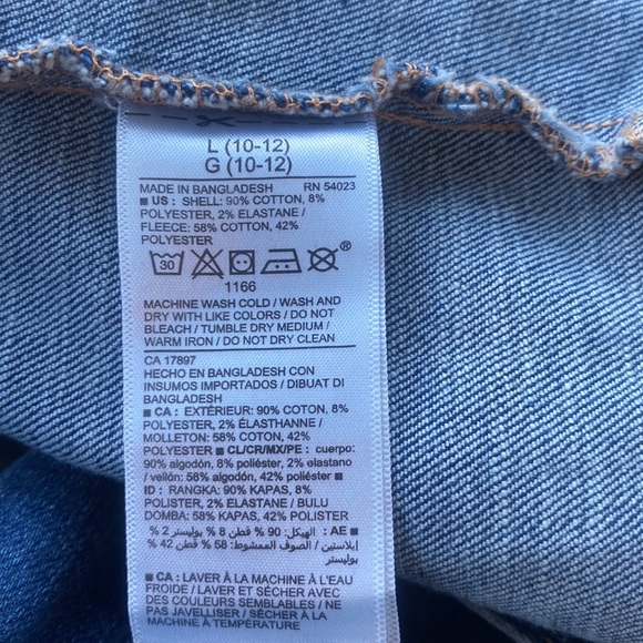 Kids Old Navy Jean Hoodie Jacket - Picture 6 of 6